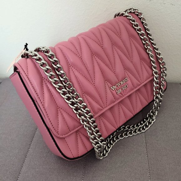 Victoria's Secret Chevron Quilted Chain Strap bag - Picture 5 of 8